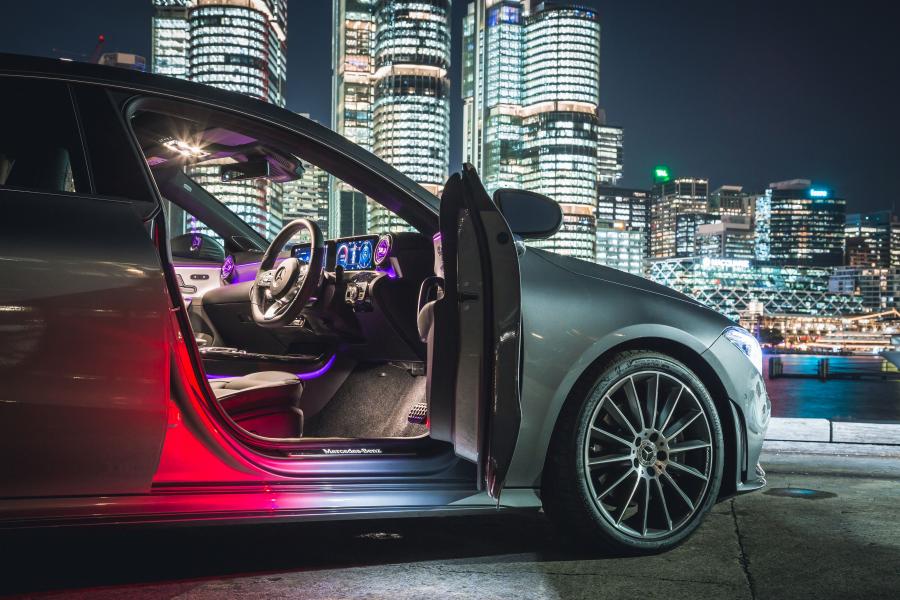 Детали экстерьера Mercedes-Benz CLA200 AMG Line (C118) 2019 года  (AU) (фото 21 из 40)